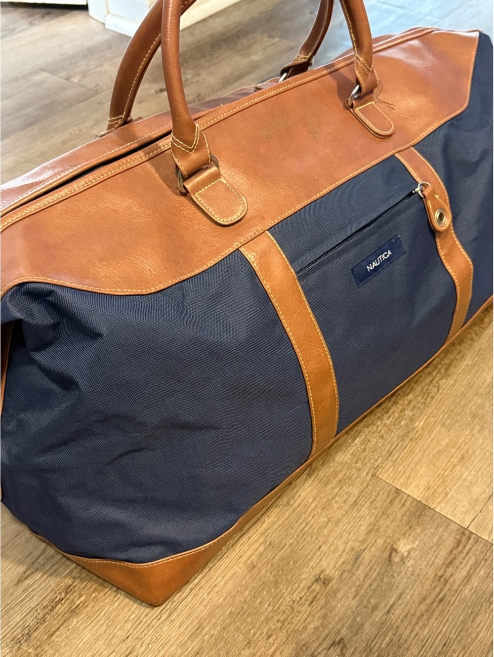 Vintage Nautica Canvas Duffel Bag